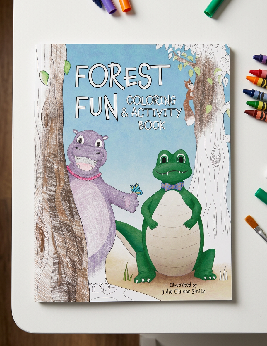 Forest Fun - Coloring and Activity Book - Image 4