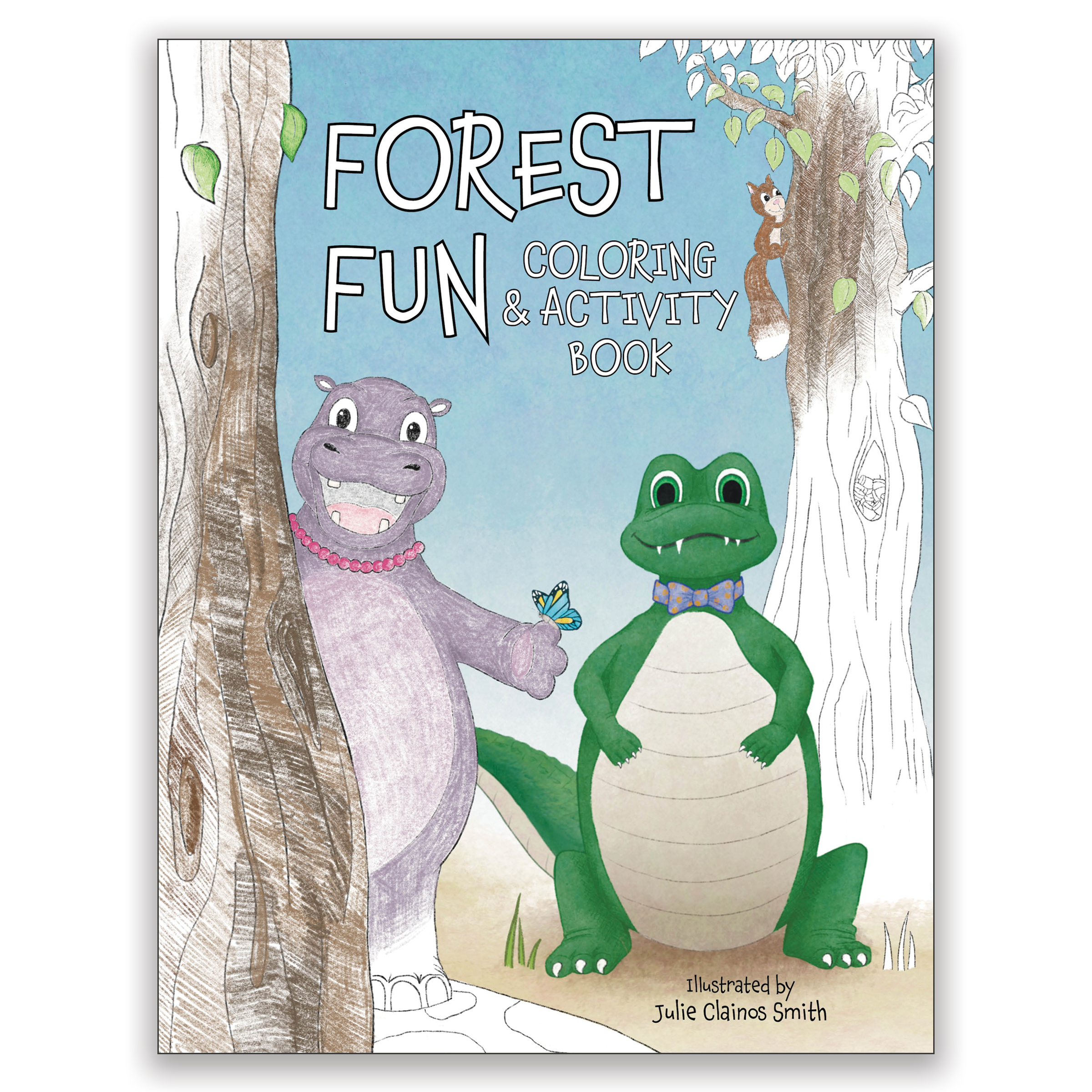 Forest Fun - Coloring and Activity Book