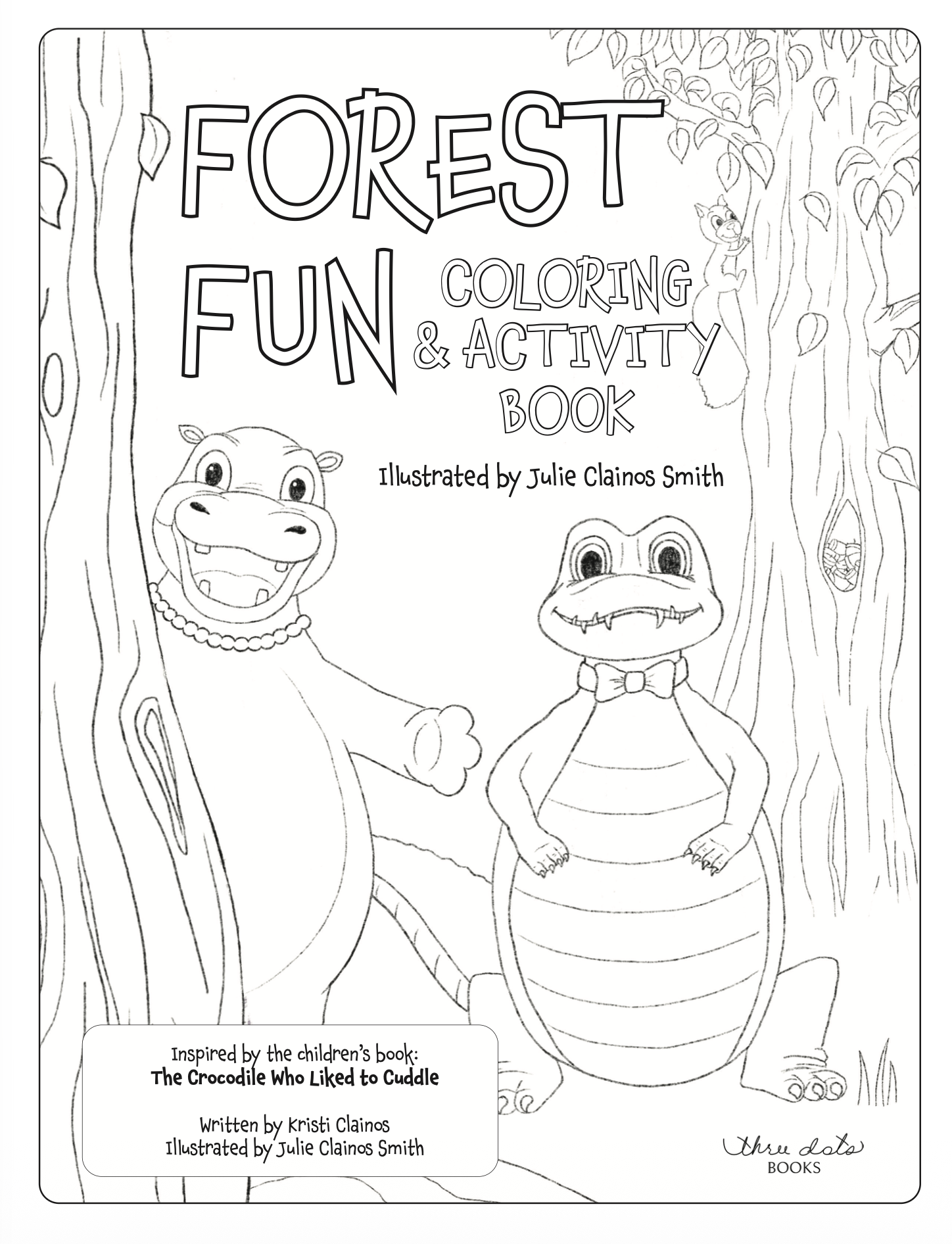 Forest Fun - Coloring and Activity Book - Image 2
